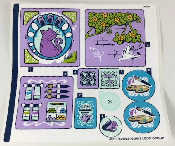 Sticker Sheet for Set 41365 - (44877/6249621)