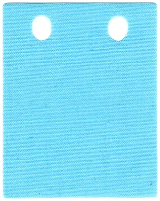 Medium Azure Cloth Painting Canvas Rectangle with 2 Holes (Pawprints Appear when Wet) - Traditional 