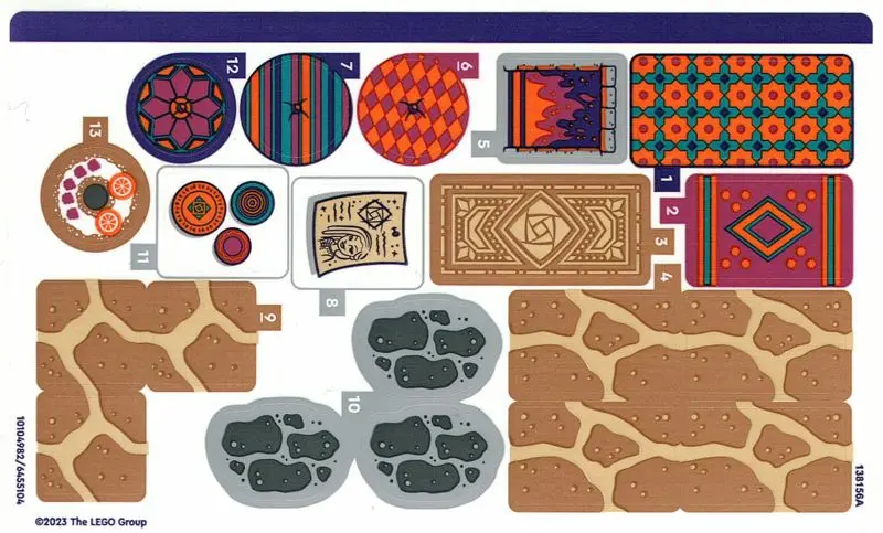 Sticker Sheet for Set 43231 - (10104982/6455104)
