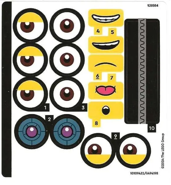 Sticker Sheet for Set 75582 - (10109432/6494198)