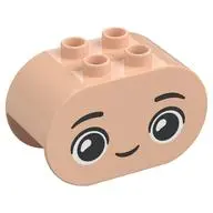 BRICK 2X4X2, OVAL, NO. 30