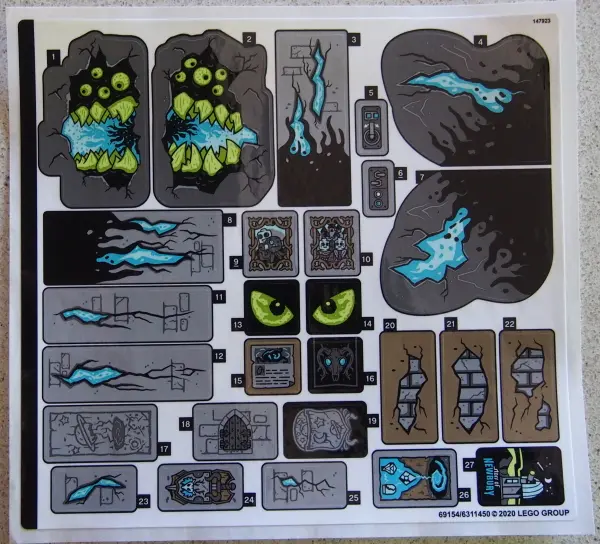 Sticker Sheet for Set 70437, Sheet 1 - (69154/6311450)