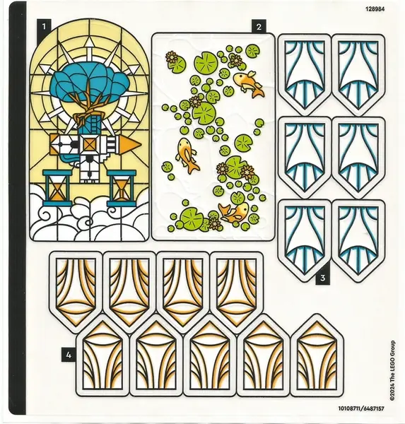 Sticker Sheet for Set 71486, Sheet 1 - (10108711/6487157)