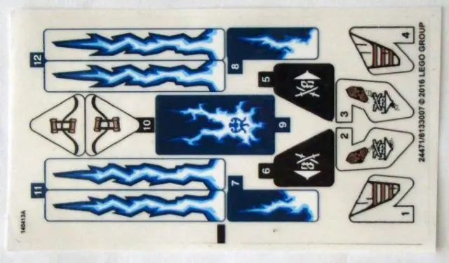 Sticker Sheet for Set 70602 - (24471/6133007)