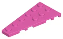 Dark Pink Wedge, Plate 6 x 3 Left