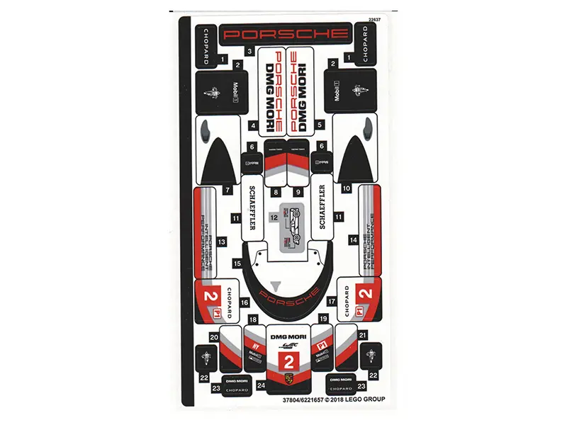 Sticker Sheet for Set 75887 - (37804/6221657)