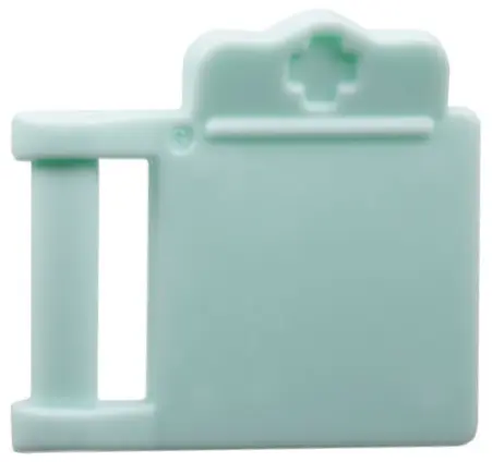 Light Aqua Friends Accessories Medical Clipboard with Bar Handle