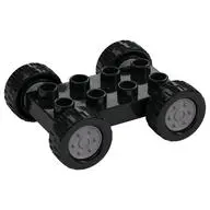 WHEEL BASE 2X4 Ø 26,8, W/ WHEEL