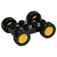 WHEEL BASE 2X4 Ø 26,8, W/ WHEEL