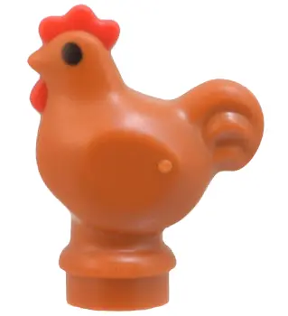 CHICKEN, NO. 4 Multicombination Dark Orange