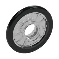 WHEEL 17.6X3.9, W/ 4.85 HOLE