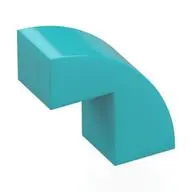 BRICK 1X2X1 2/3, BOW W/ CUTOUT, NO. 1