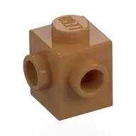 BRICK 1X1, W/ 2 KNOBS, CORNER