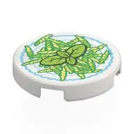 FLAT TILE 2X2, ROUND, NO. 1344