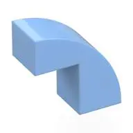 BRICK 1X2X1 2/3, BOW W/ CUTOUT, NO. 1