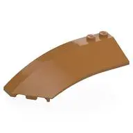 LEFT SHELL 3X8X2, W/ BOW AND ANGLE