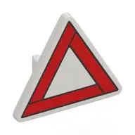 TRIANGULAR SIGN, W/ SNAP, NO. 4