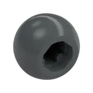 BALL 10.2, W/ CROSS HOLE