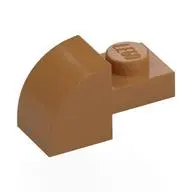 BRICK, 1X2X1, BOW, W/ CUTOUT