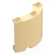 WALL 4X4X3, 1/4 CIRCLE