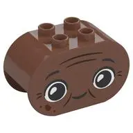 BRICK 2X4X2, OVAL, NO. 35