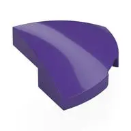 BRICK, 2X2X2/3, 1/4 SPHERE, W/ CUTOUT