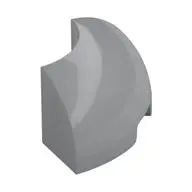1/4 ARCH BRICK 2X2, W/ CUTOUT, NO. 1