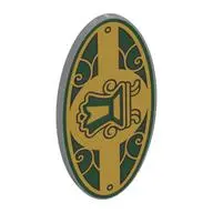 OVAL SHIELD, NO. 9