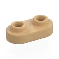 PLATE 1X2, ROUNDED, NO. 1