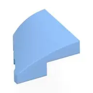 PLATE 2X2X2/3, HALF BOW W/ CUT, RIGHT