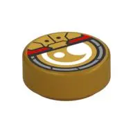 FLAT TILE 1X1, ROUND, NO. 270