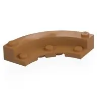 BRICK, 5X5, 1/4 CIRCLE