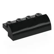 BRICK, 2X4X1, BOW, W/ CUTOUT