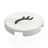 FLAT TILE 2X2, ROUND, NO. 1351