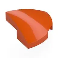 BRICK, 2X2X2/3, 1/4 SPHERE, W/ CUTOUT