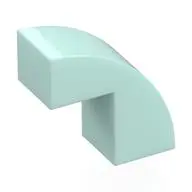 BRICK 1X2X1 2/3, BOW W/ CUTOUT, NO. 1