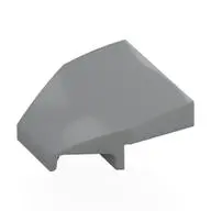 PLATE 2X2X2/3, BOW, 27 DEG. CUT