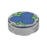 FLAT TILE 1X1, ROUND, NO. 343