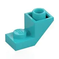 ROOF TILE 1X2, INVERTED, DEG. 45, W/ CUT