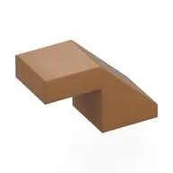 ROOF TILE 1X2, DEG. 45, W/O KNOBS