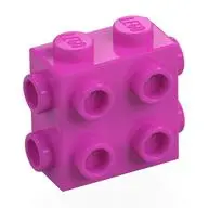 BRICK 1X2X1 2/3, W/ 8 KNOBS