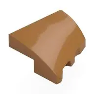 PLATE 2X2X2/3, HALF BOW, W/ CUT, LEFT