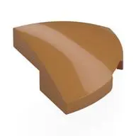 BRICK, 2X2X2/3, 1/4 SPHERE, W/ CUTOUT