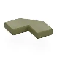TILE 2X2, DEG. 90, W/ DEG. 45 CUT