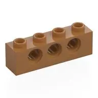 TECHNIC BRICK 1X4, Ø4,9