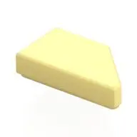 TILE 1X2, DEG. 45, CUT, LEFT