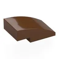 BRICK, W/ HALF BOW 2X3, W/ CUT