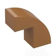 BRICK 1X2X1 2/3, BOW W/ CUTOUT, NO. 1