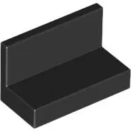 Black Panel 1 x 2 x 1