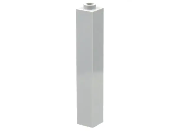 Light Bluish Gray Brick 1 x 1 x 5 - Hollow Stud